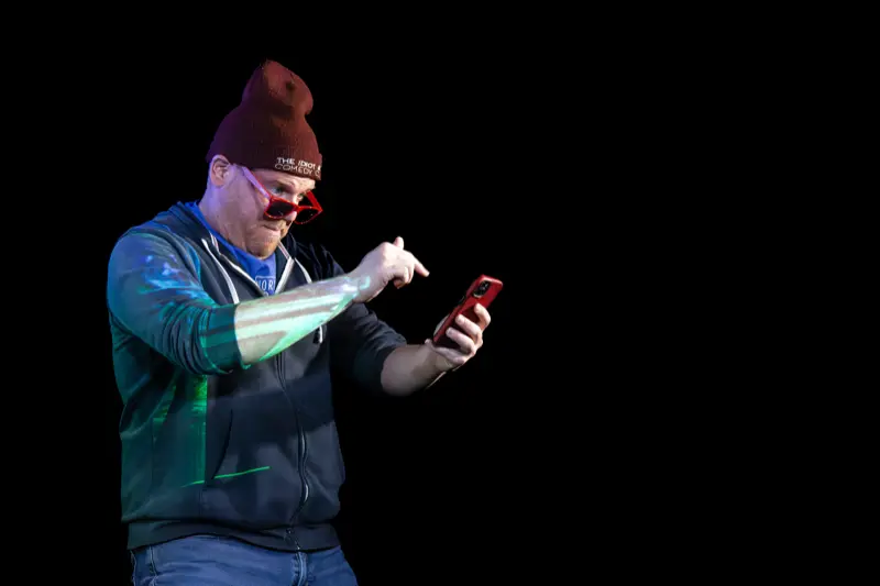AJ Schraeder Regrets Everything performing at DC Sketchfest 2024