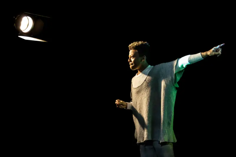 Ajahnis Charley performing at DC Sketchfest 2024