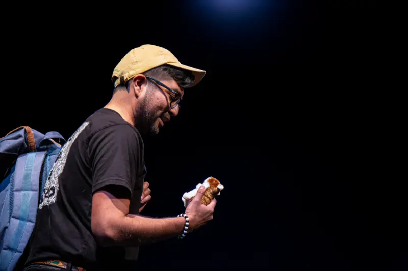 Acuña Acuña performing at DC Sketchfest 2025