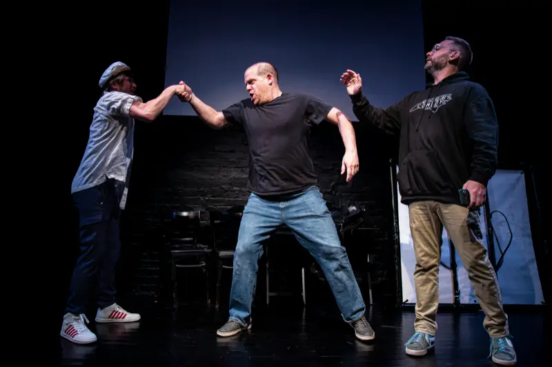 AJ Schraeder performing at DC Sketchfest 2025