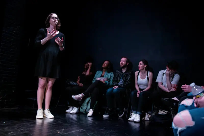 Danielle performing at DC Sketchfest 2025