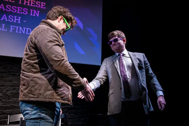 The Better Binness Bros performing at DC Sketchfest 2025