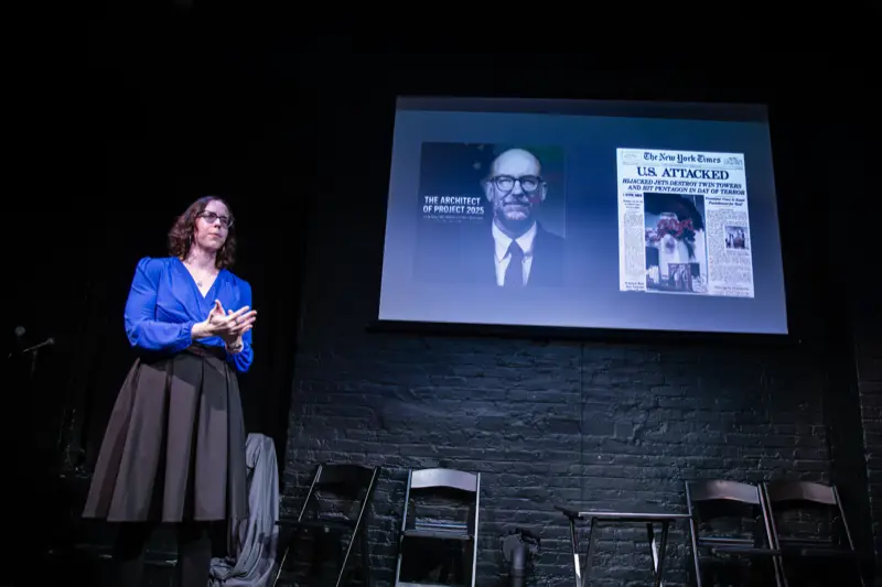 Danielle Steger performing at DC Sketchfest 2026