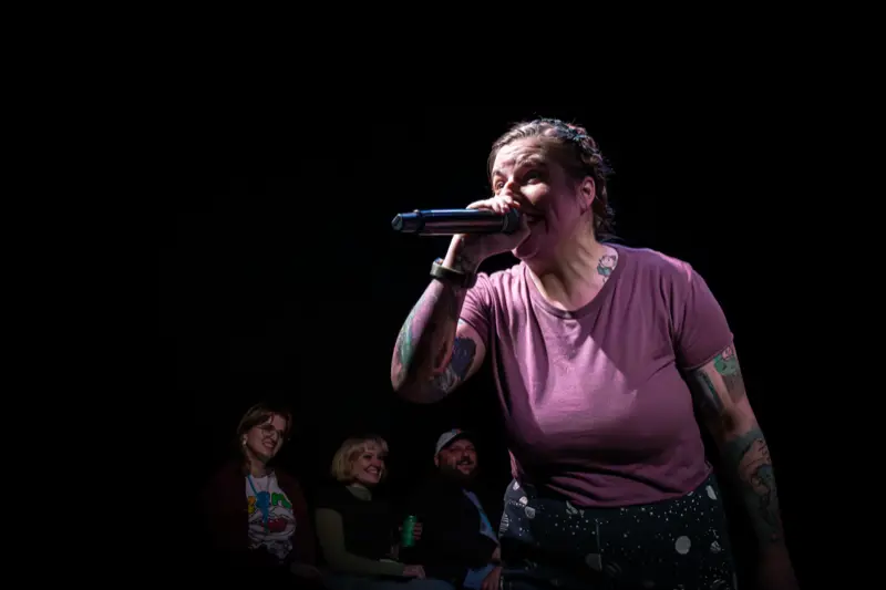 Drop the Root Beer and Run performing at DC Sketchfest 2026